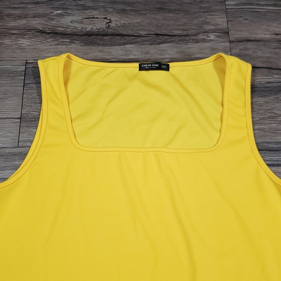 Shein Curve yellow bodysuit - Picture 3 of 6